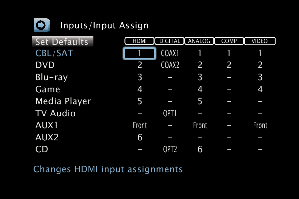 GUI InputAssign X64E3